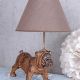 LAMPA DE MASA CU UN BULDOG 