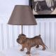LAMPA DE MASA CU UN BULDOG 