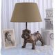 LAMPA DE MASA CU UN BULDOG 