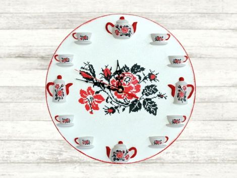 Ceas de perete cu motiv traditional 0928