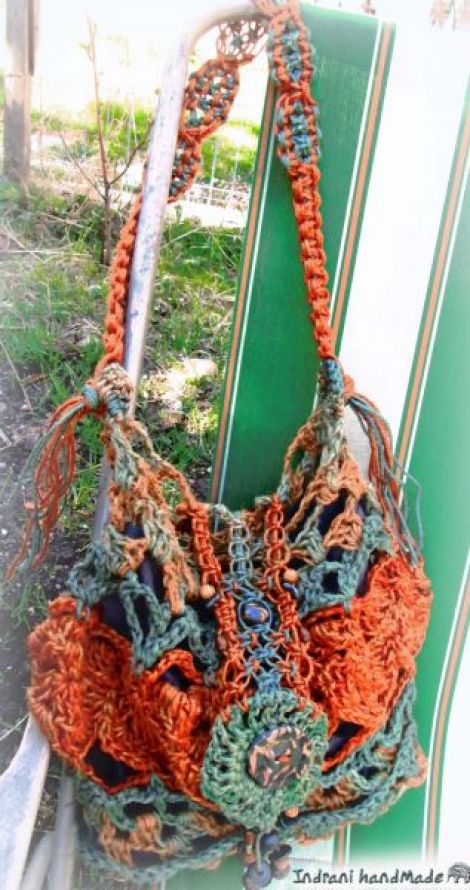 Geanta din canepa Pumpkin Orange