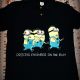Tricou polo barbatesc - Minioni pictat manual