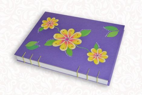 Jurnal floricele A5 mov "Anotimpul Florilor"