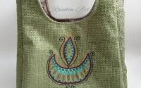 Geanta unicat mare - Spring flower