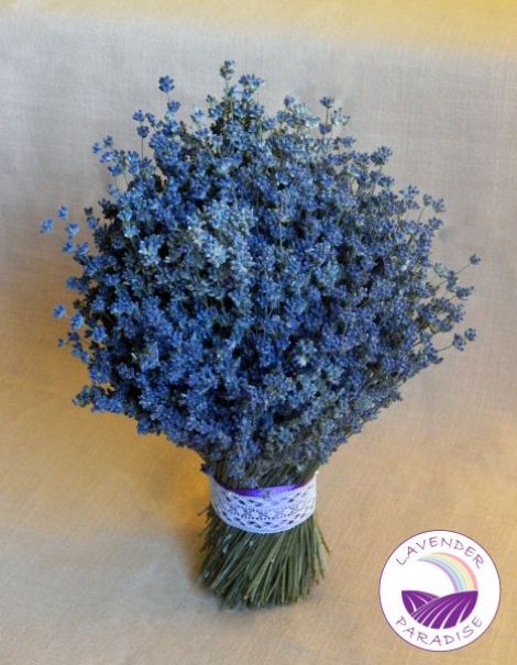 Buchet de mireasa cu lavanda uscata