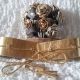 Curea piele naturala aurie nr 2 Gucci Style