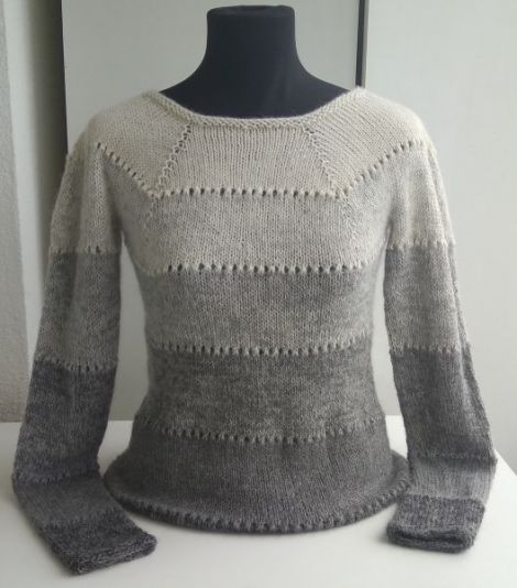 Pulover tricotat Shades of grey