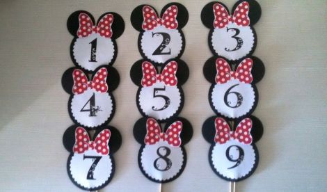 Numere masa botez Minnie