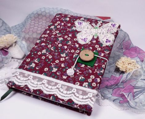 Caiet invelit burgundy