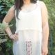 Bluza in bretele- lunga pictata 