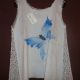 Bluza din in pictata