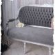 SOFA MADAME POMPADOUR DIN LEMN MASIV ARGINTIU 