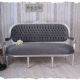 SOFA MADAME POMPADOUR DIN LEMN MASIV ARGINTIU 