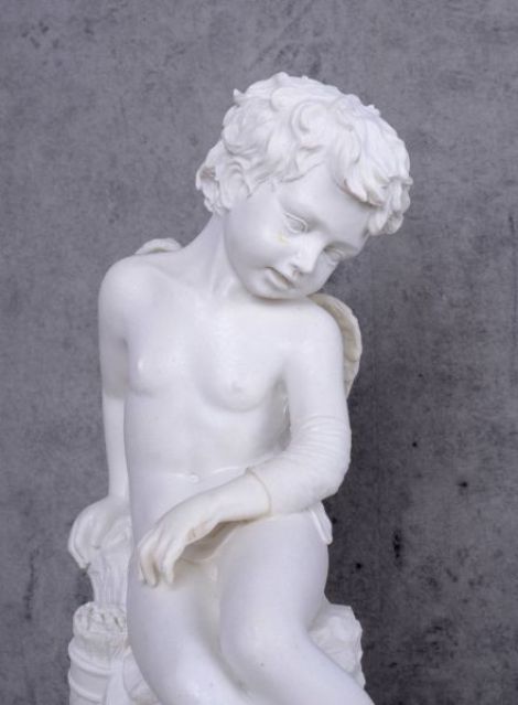 STATUETA NOSTALGICA CU UN INGERAS