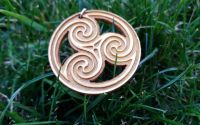 Medalion "Tripla spirala"