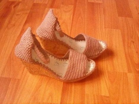 Sandale crosetate manual