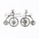 Pandantiv bicicleta velociped arg. antic 