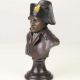BUST NAPOLEON-STATUETA DIN BRONZ PE SOCLU DIN MAR