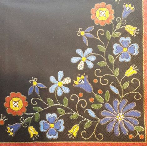 1407 Servetel broderie