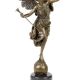 VICTORIA - STATUETA DIN BRONZ PE SOCLU DIN MARMURA