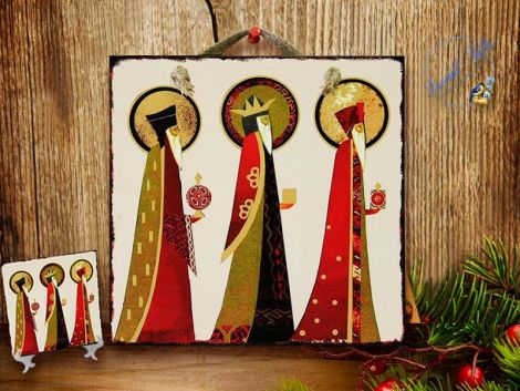 Tablou Decorativ Handmade Craciun - 01