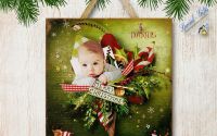 Tablou Decorativ Handmade Personalizat Craciun 04