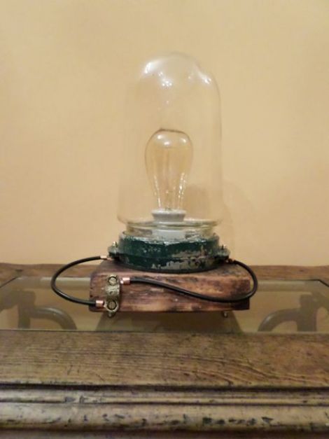 Lampa steampunk 002