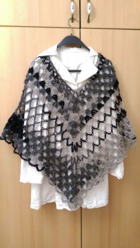 Poncho crosetat