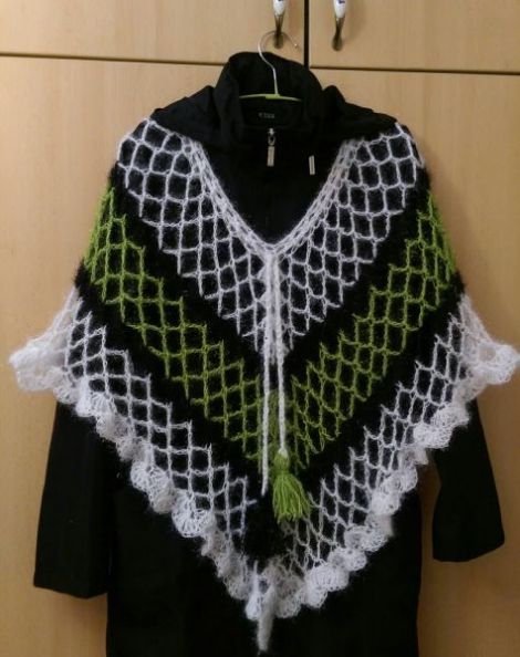 Poncho crosetat