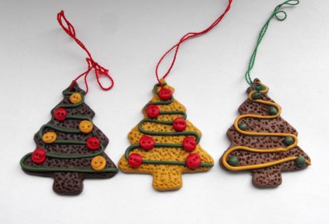 Christmas tree biscuits