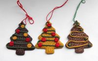 Christmas tree biscuits