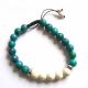 bratara unisex crisocolla si howlite 
