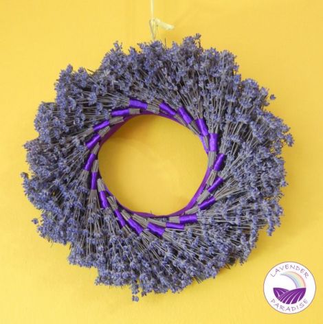 Coronita naturala cu flori de lavanda