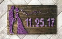 Decoratiune string art