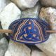 Agrafa din piele sculptata manual model celtic