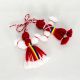 martisor traditional papusa din ata cu tricolor