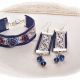 set piele dantelat 