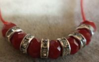 Bratara martisor cu ringstone si cristale fatetate