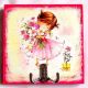 cuier lemn decorat 