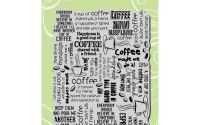 Stampila acrilica - Coffe Background