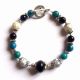 bratara crisocollaonixhowlite si agate 
