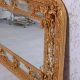 OGLINDA MONUMENTALA DIN CRISTAL CU O RAMA AURIE  