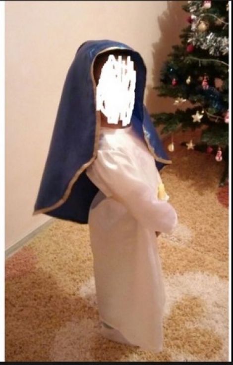 costum sfanta maria copii
