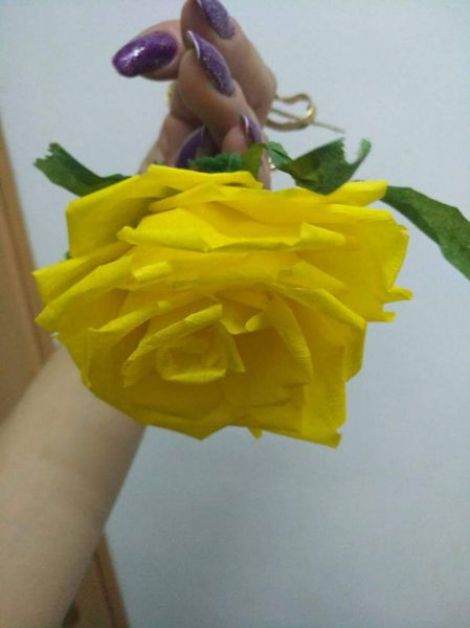 Trandafiri hand made