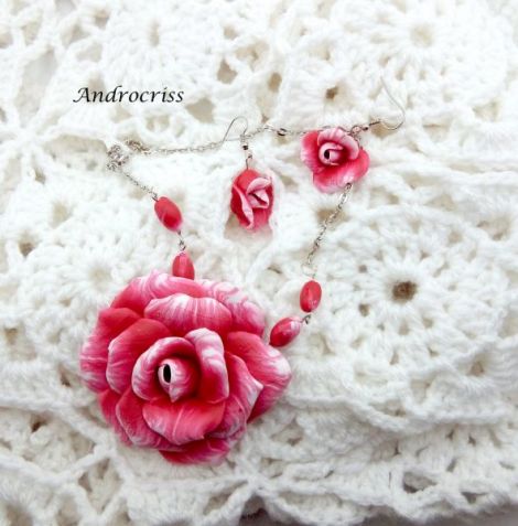 Rose set bijuterii
