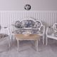 SET BAROC DIN LEMN ALB ANTICHIZAT 