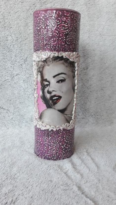 Vaza cu portret Marilyn Monroe