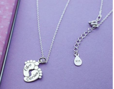 lanturi din argint cu charm personalizat