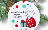 Globulet Craciun pentru bunic personalizat