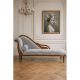 Sofa Empire din lemn mahon cu capete de lebede 